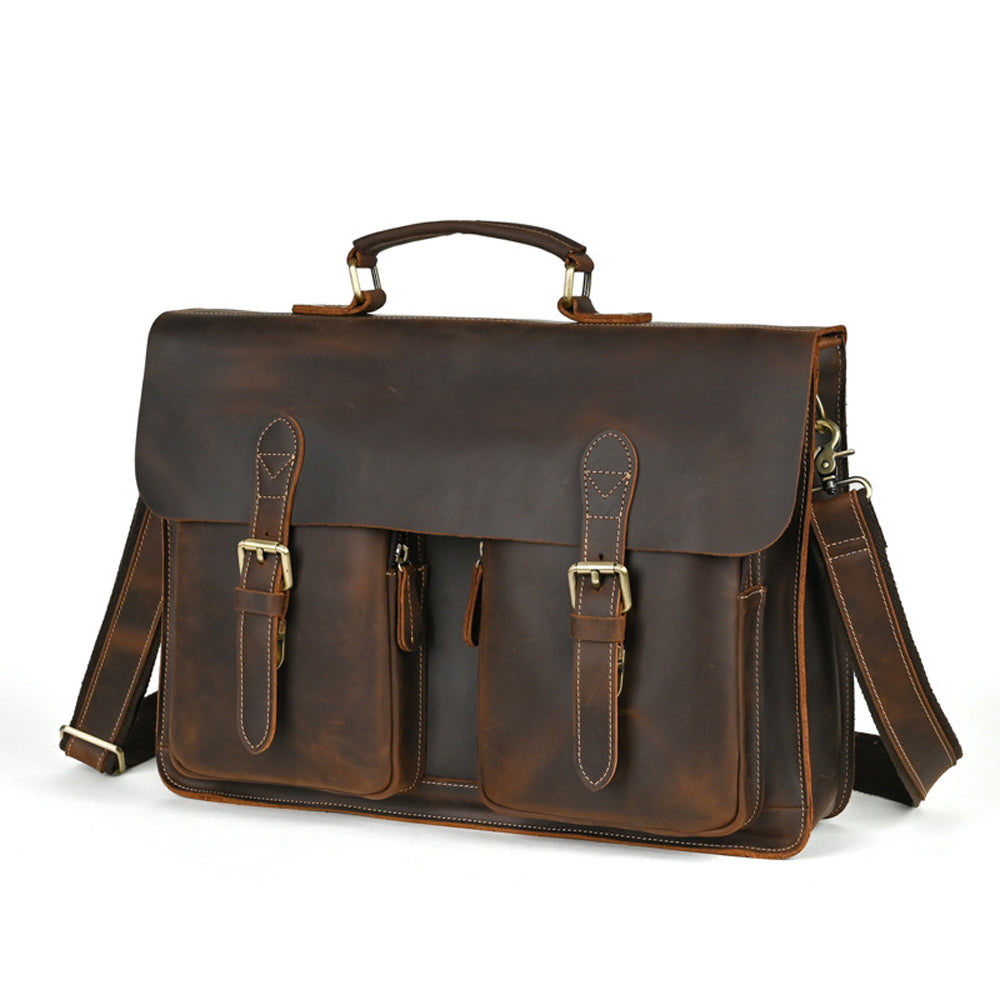 Vintage Leather Business Briefcase