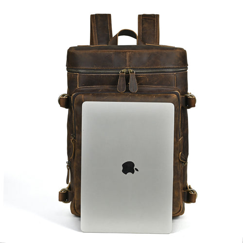 Vintage Leather Men's Backpack