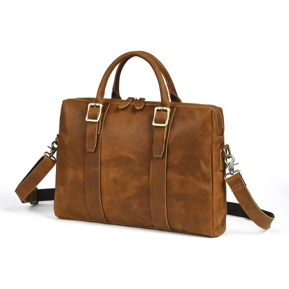Vintage Leather Business Briefcase