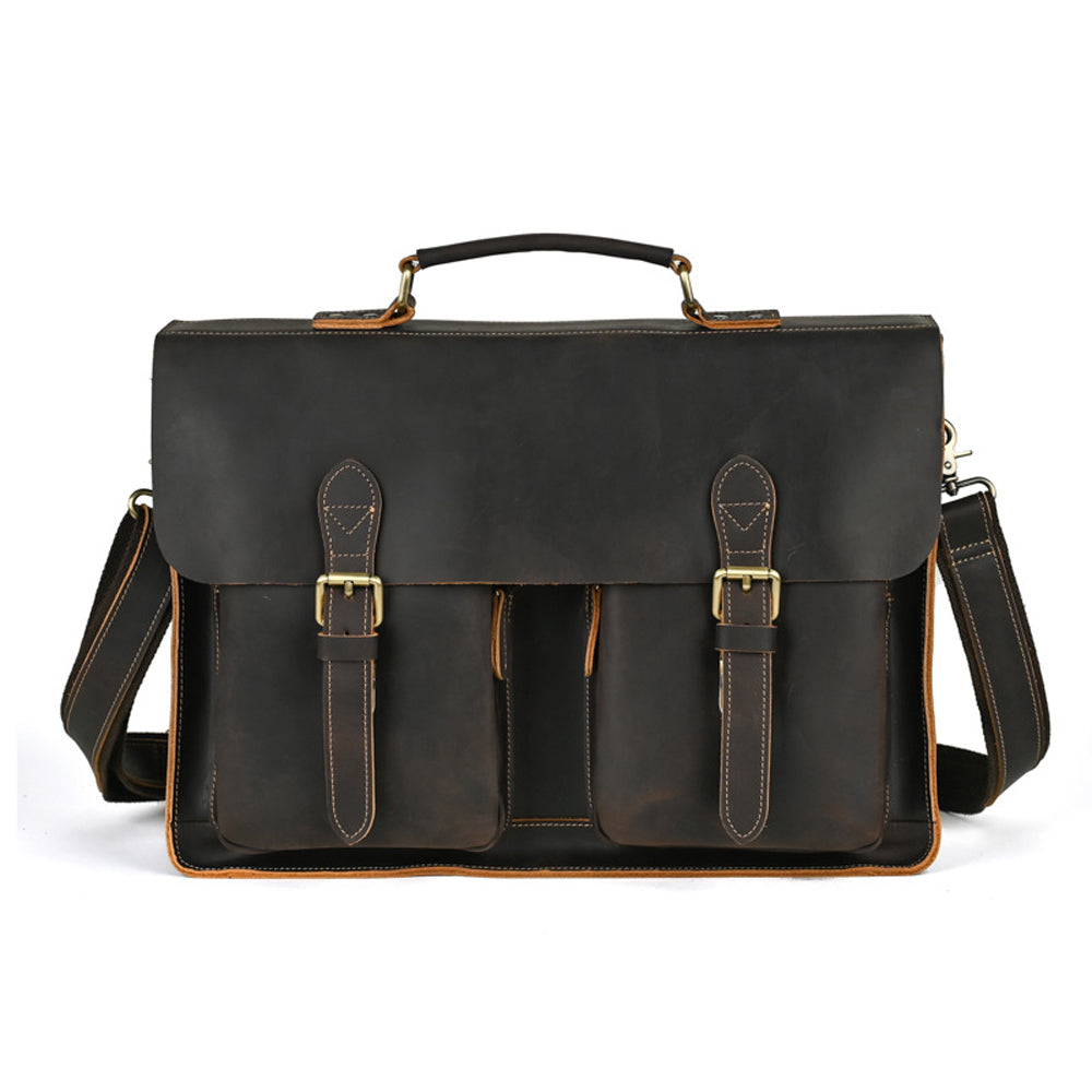 Vintage Leather Business Briefcase