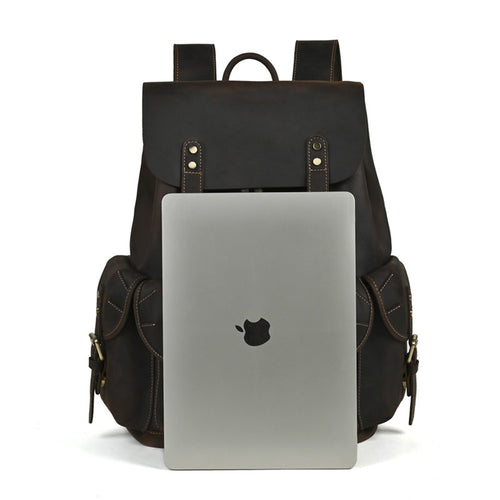 Vintage Crazy Horse Leather Rucksack